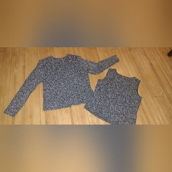 Vintage Tradition evening metallic 2 PC set. size 12 - Picture 3 of 8